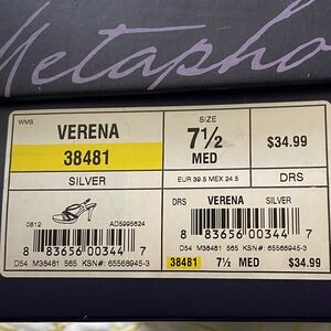 Metaphor Silver Verena Sandals